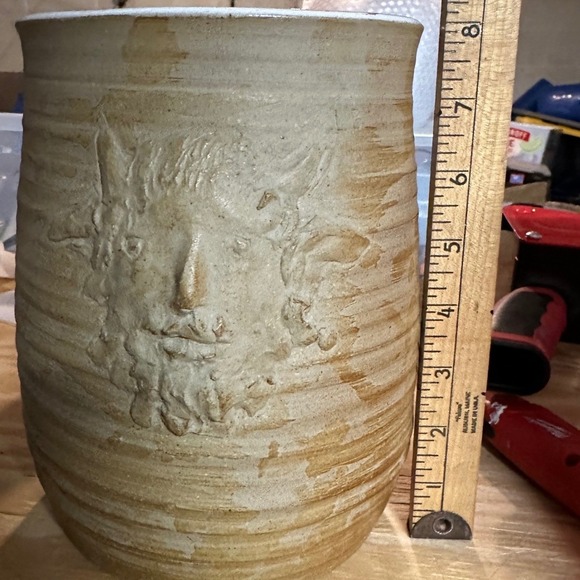 Rare 1964 Bennington Potters Satyr Vase | David Gill & Leonard Baskin Collab - Picture 12 of 12